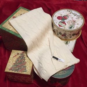 Soft cream colored Talbot’s scarf